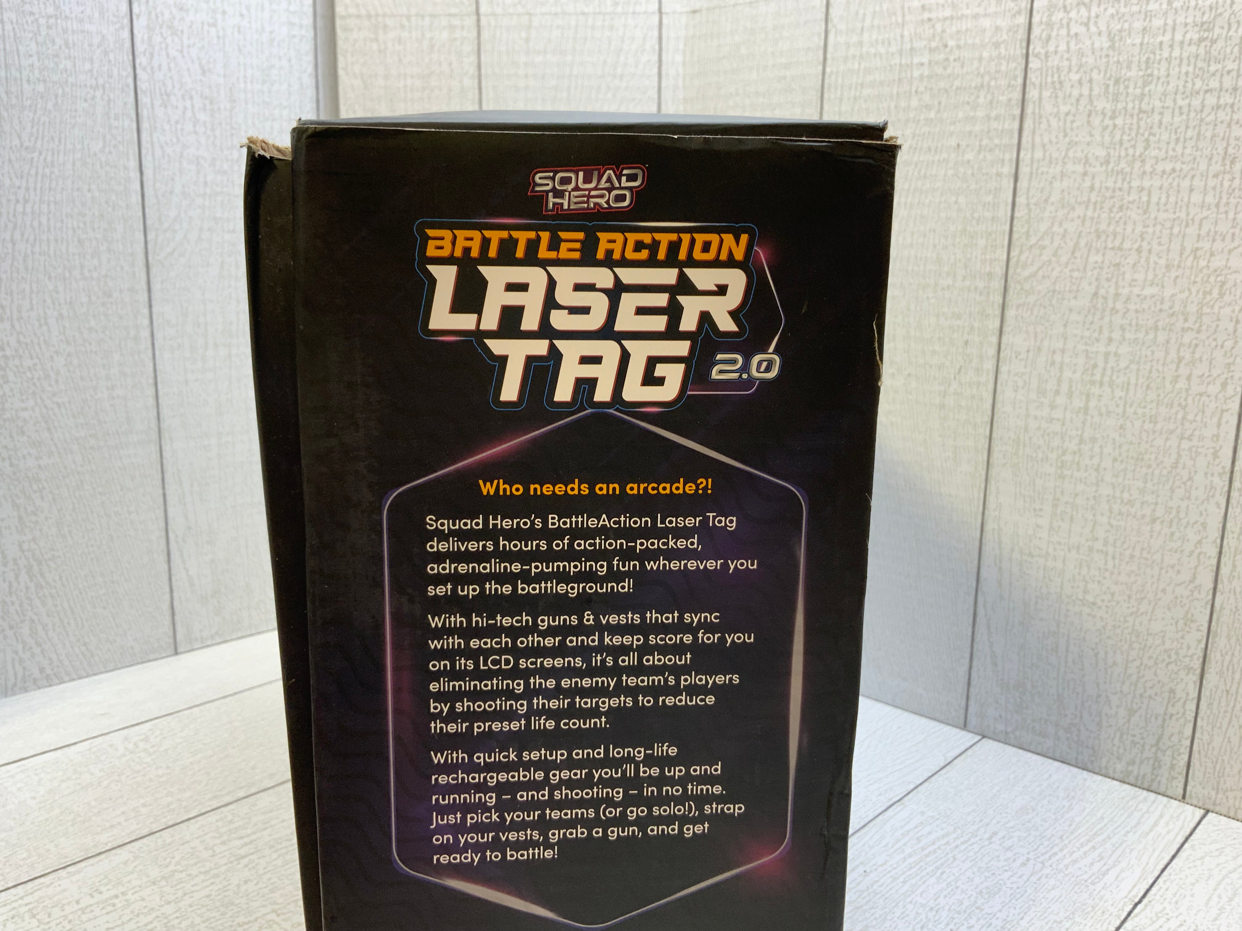 Squad Hero Rechargeable Laser Tag 360° Sensors + Innovative LCDs, (Set of 4) (7912455143662)